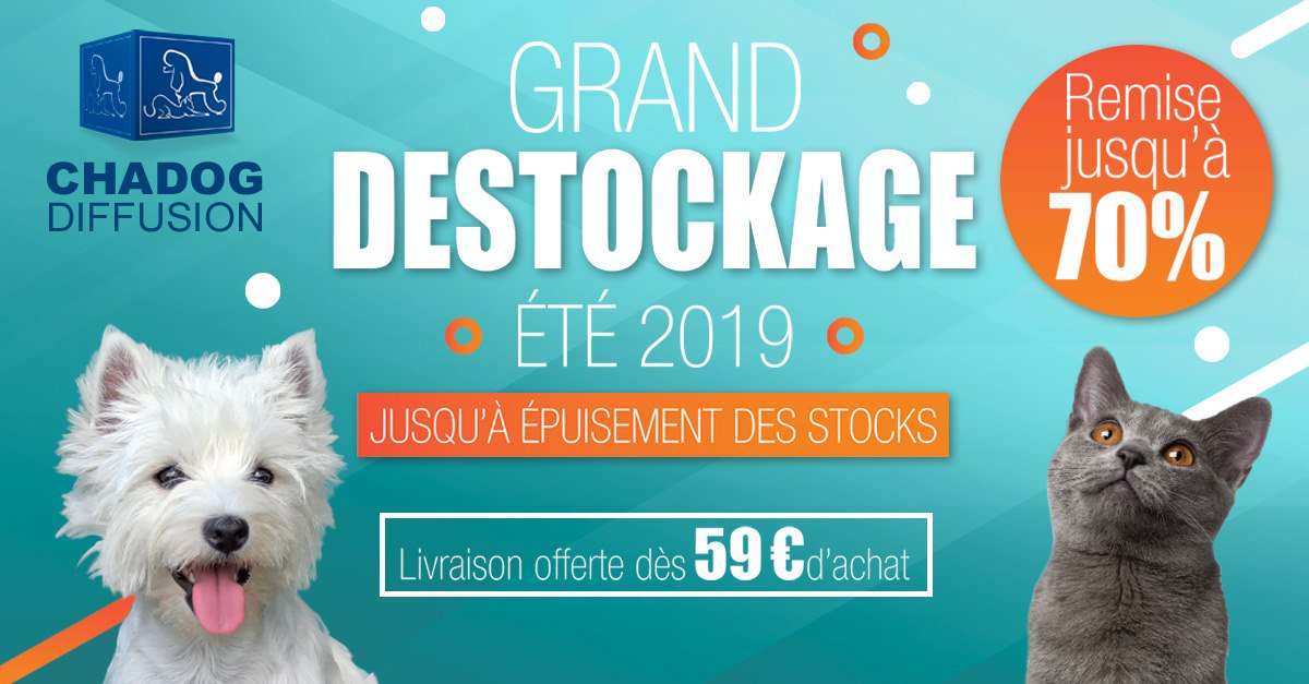 ChadogDiffusion's tweet photo. GRAND DESTOCKAGE D'ETE ! Profitez-en dès maintenant ! 😁 Plus d'informations : https://t.co/2Q5tW1RuBd

#destockage #toiletteur #grooming #veterinaire https://t.co/1alGymbA77