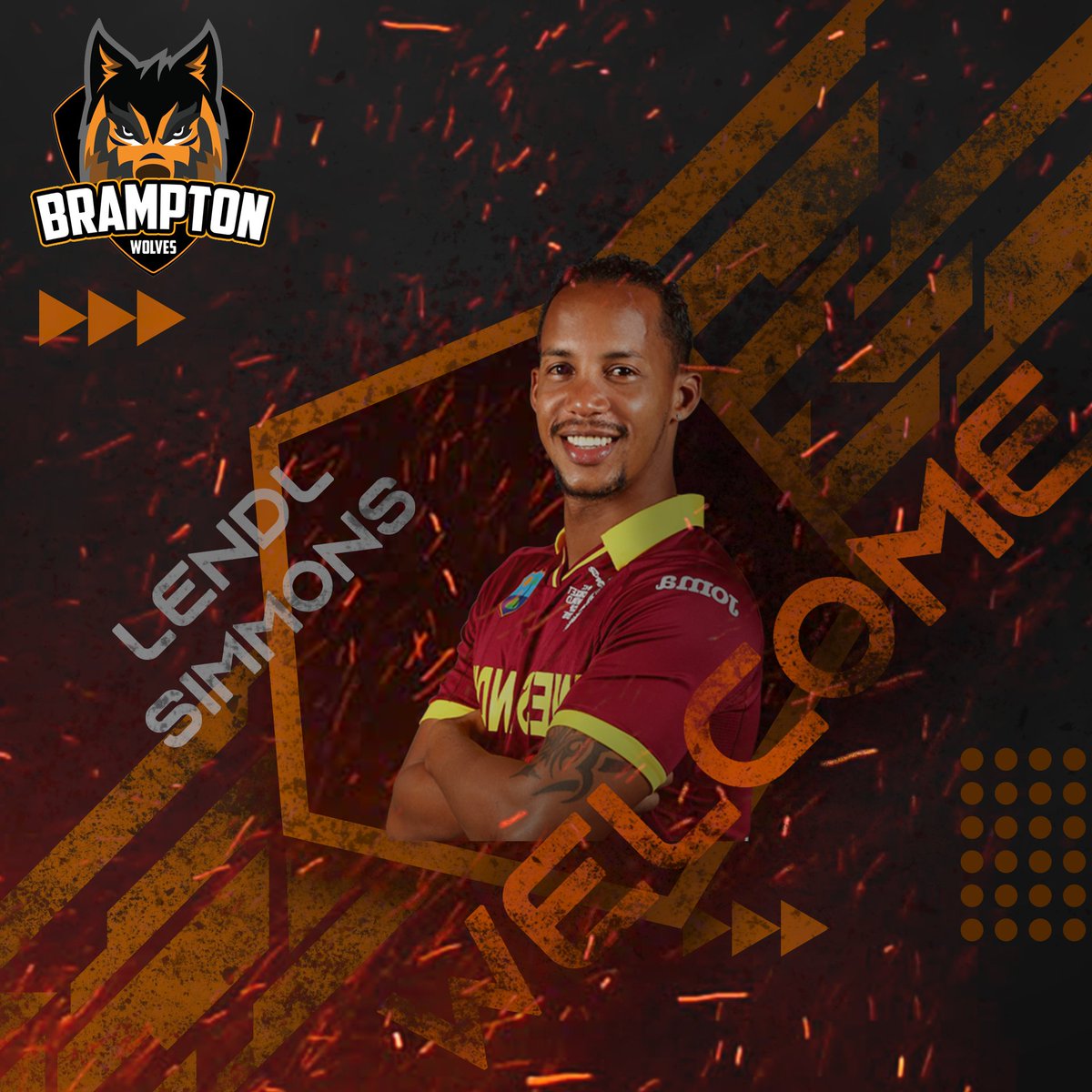 Lendl Simmons
#bramptonwolves
#bramptonwolvesgt20
#brampton
#gt20
#gt20canada 🇨🇦🏏