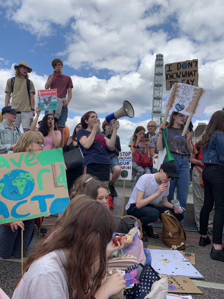 ClaudiaTBejan's tweet photo. #YouthStrike4Climate 🌎🌎🌏 https://t.co/r6GGrryKy4