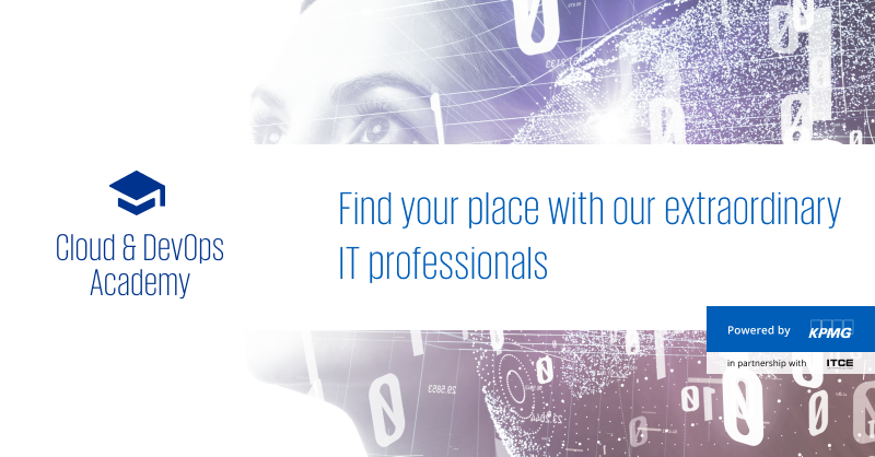 devops_cloud's tweet photo. Your fast-track to career in IT - Cloud &amp; DevOps Academy traineeship at KPMG ITS Sofia. Application is now open >> https://t.co/OMCNN7HbtW #traineeship #CloudAcademyBG https://t.co/G50tmeZUbJ