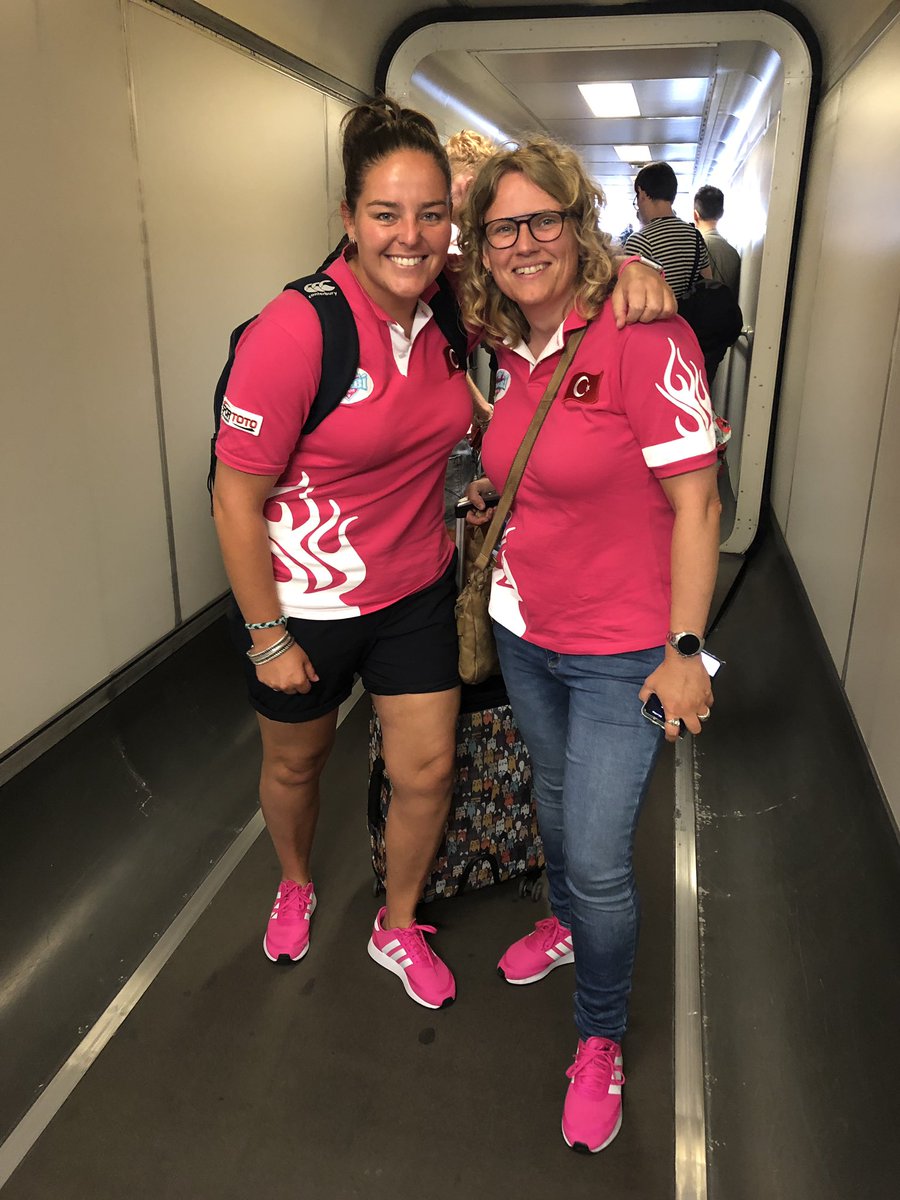 On our way for the Rugby Europe Women’s Sevens Trophy in Portugal Lissabon as coach and manager of the Turkey national 7’s lady’s team! 🏉 See you soon national Turkey women’s 7’s team <a href="/rugby_europe/">Rugby Europe</a> <a href="/PortugalRugby/">Portugal Rugby</a> @worldrugby7s #travelcoach #analist #headcoach #ilovepink