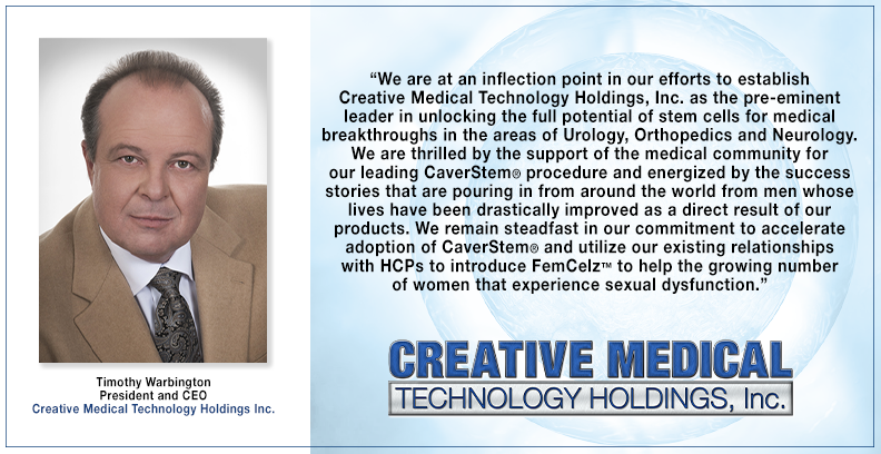 CMTH continues to work towards establishing their treatments as the standard of care for stem cell therapies in the areas of Urology, Orthopedics, and Neurology.

prnewswire.com/news-releases/…

#health #biotechnology #womenshealth #stocks #investing #OTC $CELZ <a href="/CaverStem/">CaverStem</a> <a href="/femcelz/">FemCelz</a>