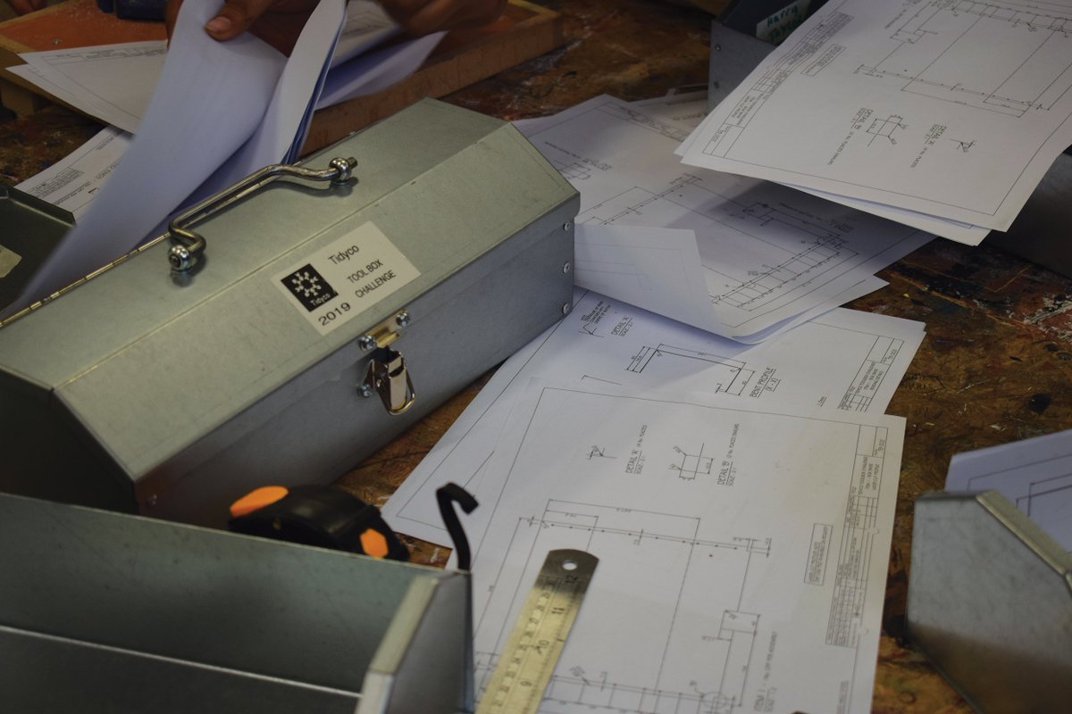 TidycoLtd's tweet photo. @TidycoLtd is proud to be taking part in the @InfoLCS after school #EngineeringClub as part of the 2019 #ToolboxChallenge! Last night, we taught students why drawings, marking up and measuring are important elements of engineering. https://t.co/cnhabFABGL