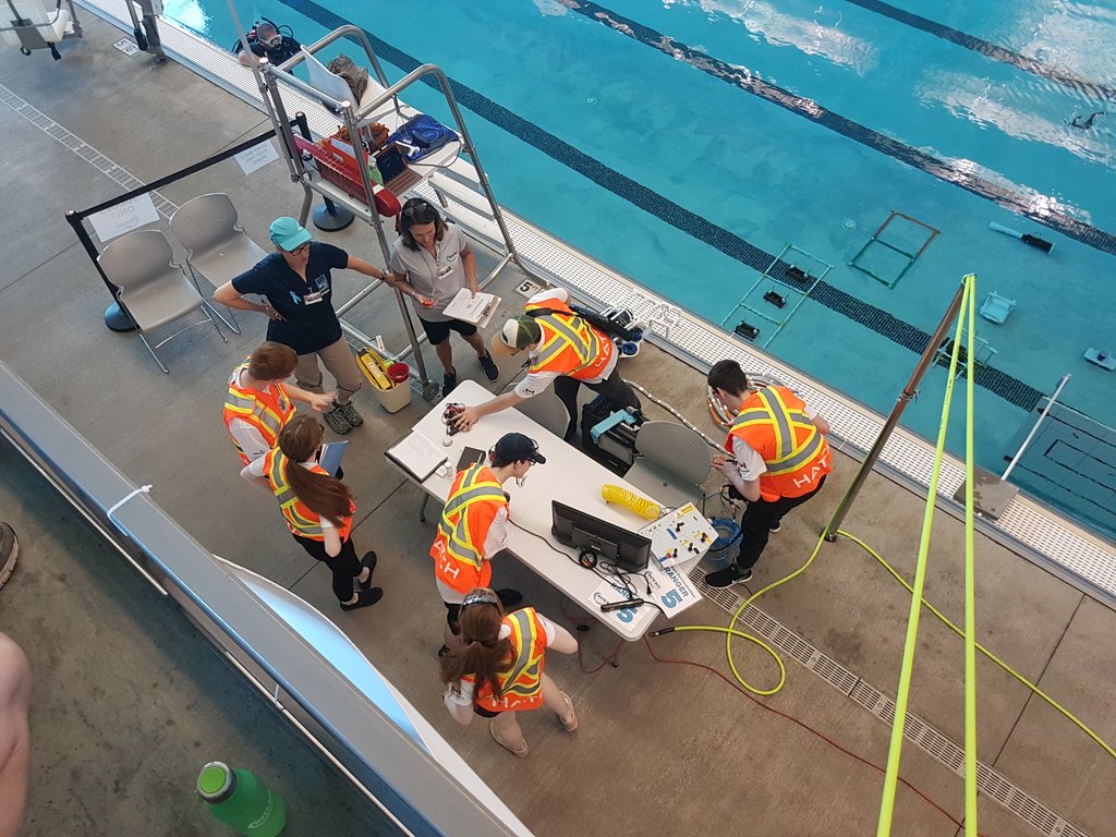 ODRobotics's tweet image. Just got on deck! Run starting soon!