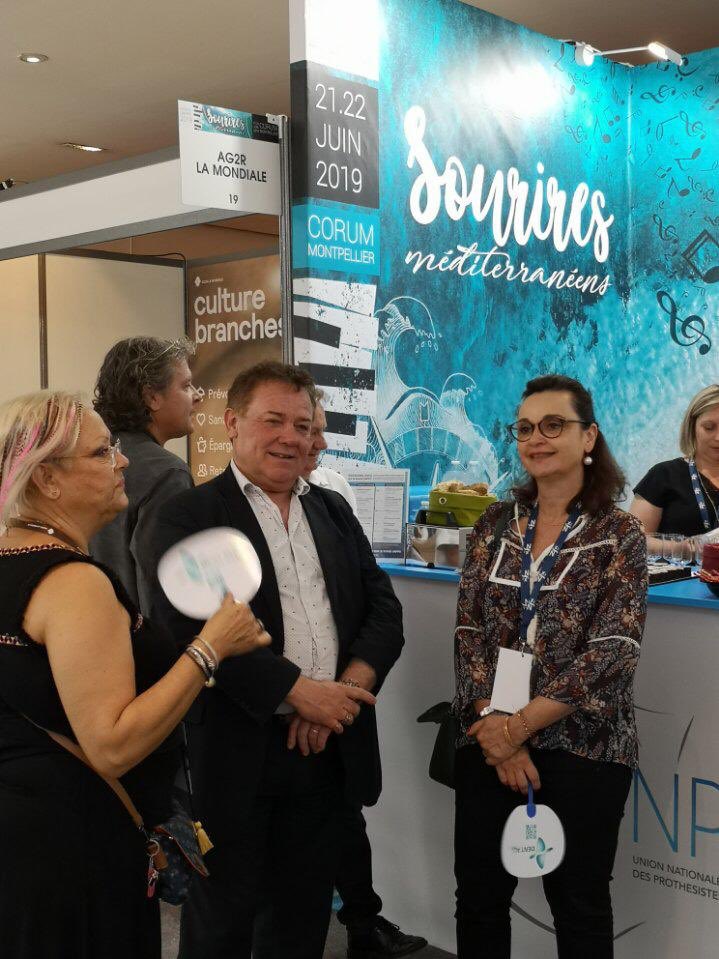 CMA_HERAULT's tweet photo. Le congrès Sourires méditerranéens a lieu aujourd’hui et demain au Corum #prothesiste #artisan @CMA_HERAULT présente @Montpellier3m @montpellier_ @RAMEAUCHANTAL @apcmafrance #metier #avenir #technique https://t.co/PPZwutxQJF