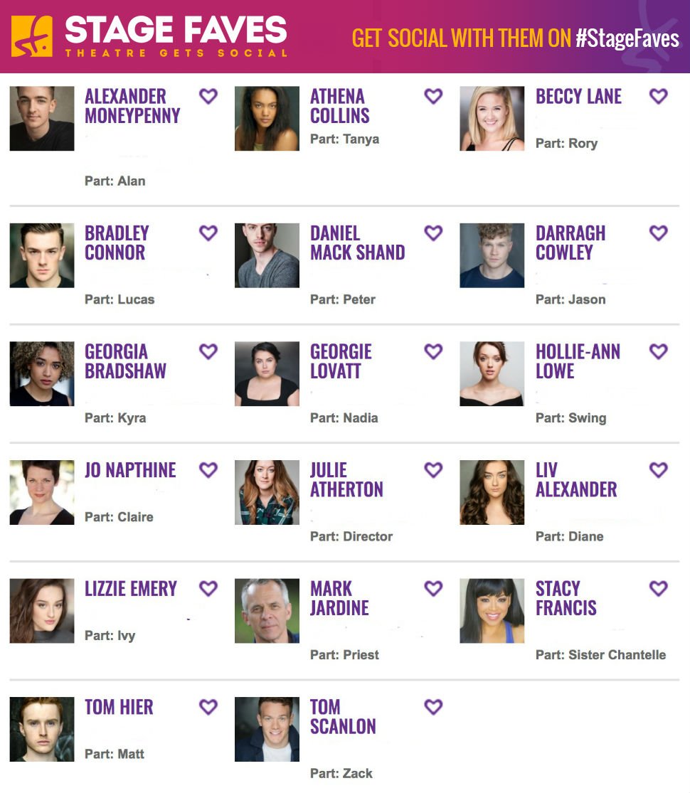 Who else is in school with #BareLDN's at @thevaultsuk this summer?

It's a top-notch class of #StageFaves. #GetSocial with them on our show page: stagefaves.com/shows/bare/

Shouts too to <a href="/Julie_Atherton/">julie atherton</a> @Stuartrogers82 <a href="/andrewellislx/">Andrew Ellis</a> &amp; all <a href="/SRProductions49/">Bare London</a> creatives! #featured