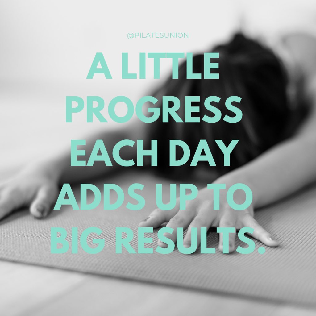 pilatesunion's tweet photo. A little progress each day adds up to big results 💪 https://t.co/LnRLpDX2Qm https://t.co/pBtoYuM52H