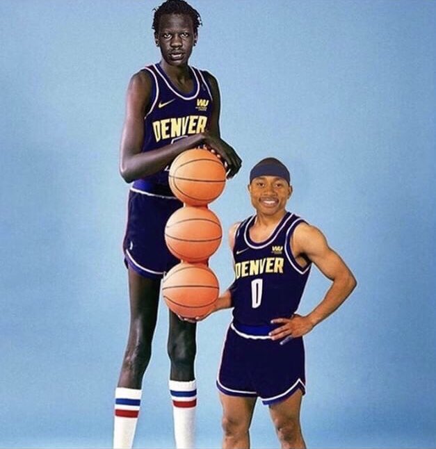 Bewonderenswaardig eindpunt Weerkaatsing 👑 Brandon “Scoop B” Robinson på Twitter: "📍Bol Bol made it AND the  Internet is undefeated! Respect to the OG Manute Bol! 👑🙏🏽  https://t.co/QNI4YWKocE" / Twitter