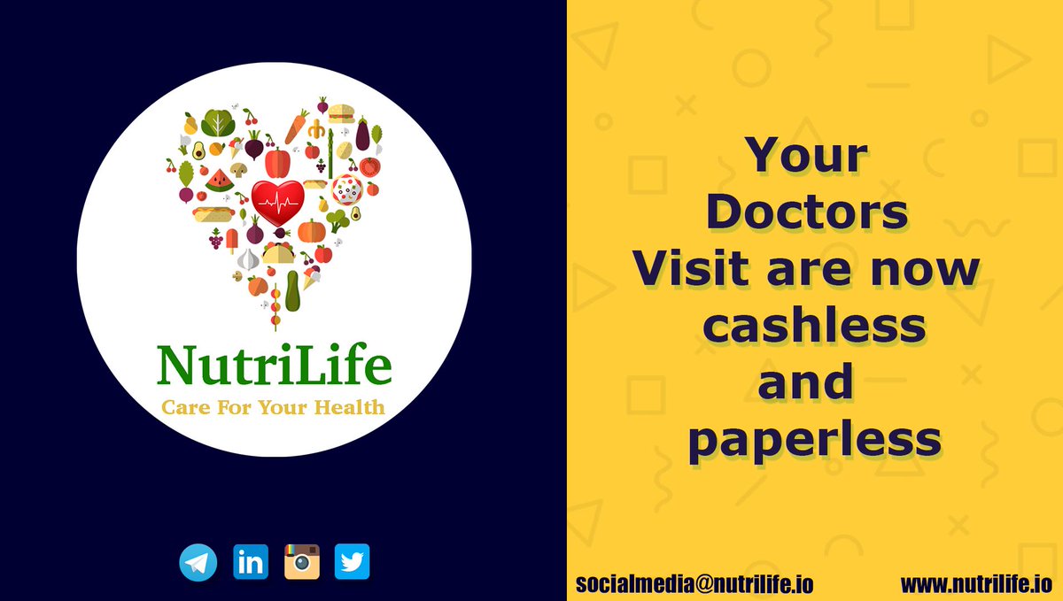 Your Doctor visit are now cashless and paperless. 
#nutrilife #nutrilife_io #cryptocurrency #bitcoin #ethereum #blockchain #earnmoney #earnmoneyfromhome #earnmoneyonline #bitcointrading #bitcoinnews #bitcoinprice #altcoin #bitcoinvalue #bitcoinexchange #ICO #ICOReviewer