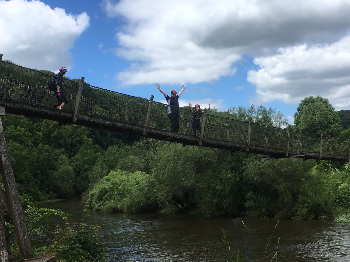 @Gloscol #cinderfordoutdooradventure #students spent the day #mountainbiking from #cinderford to #Monmouth @DeanWye @ForestryComm @wyebeauty @Forest_of_Dean @DeanWyeNews @DeanWyeBiz @FoDDC @ForestofDeanNet @forestofdeanol @FODNetwork #endofterm @CinderfordTimes @monmouthevents