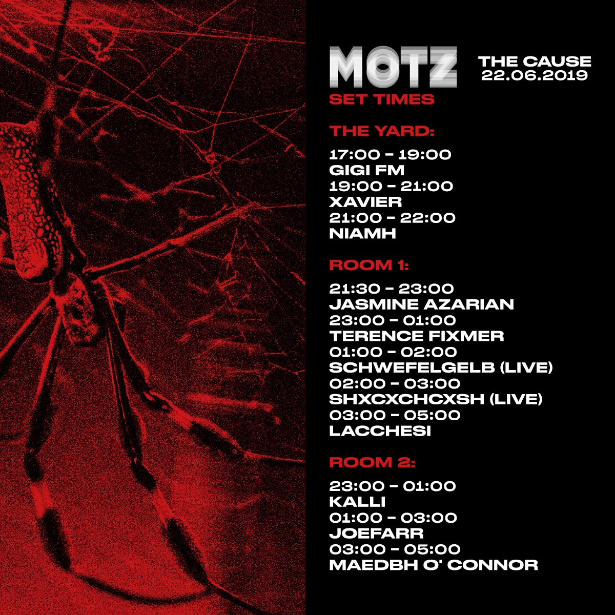 Set Time for tomorrow at The Cause 😈 Last tickets available here ➡️ bit.ly/MOTZjune
