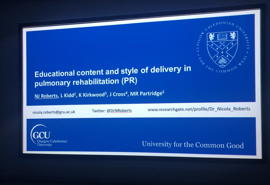 Education is a core component of PR. We hear more from @DrNRoberts #SPRAG19