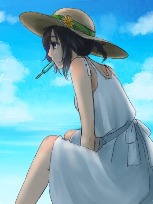 サマードレスのtwitterイラスト検索結果 古い順