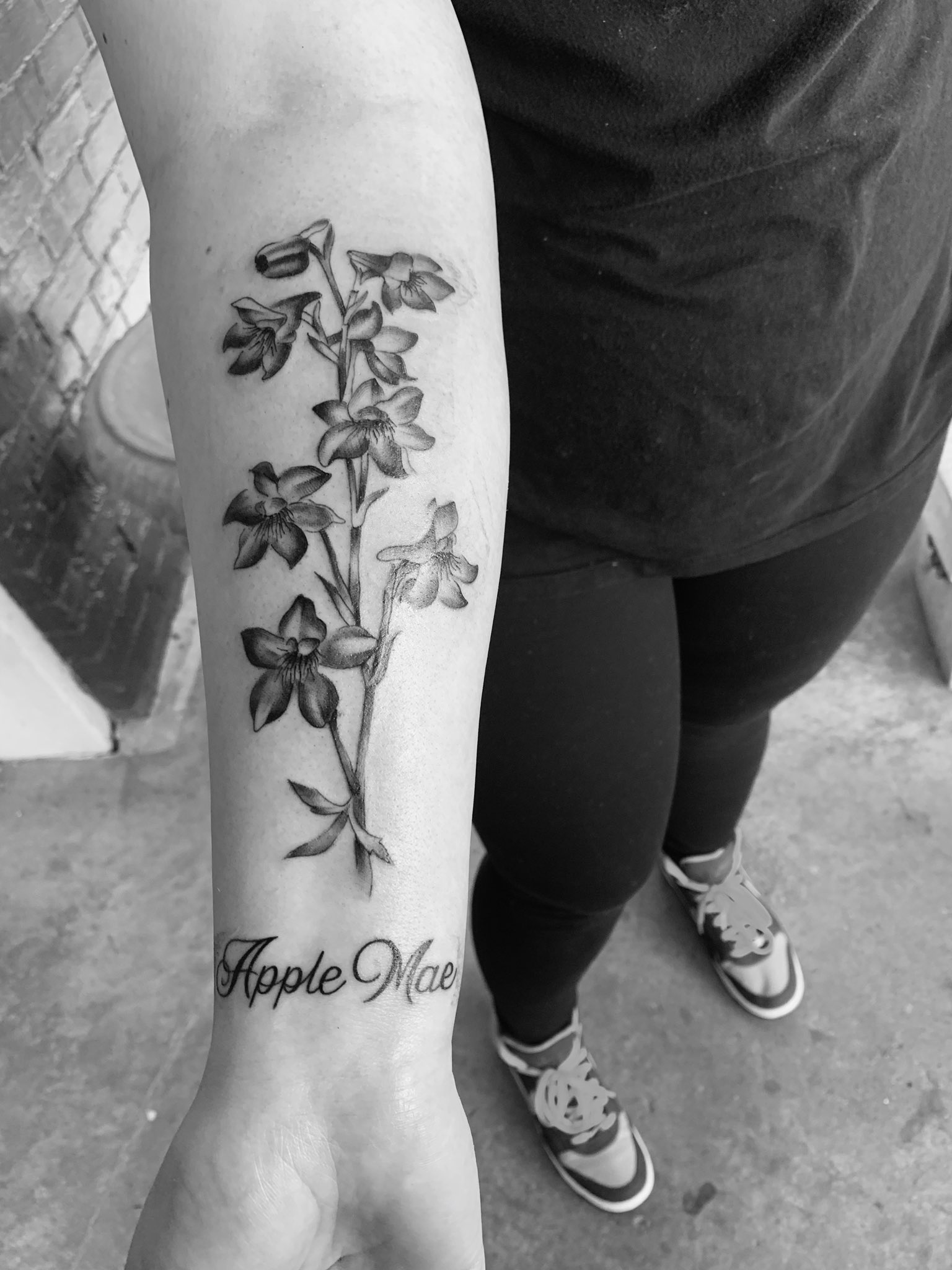 July Birth Flower Tattoos The Larkspur  Tattoo Glee