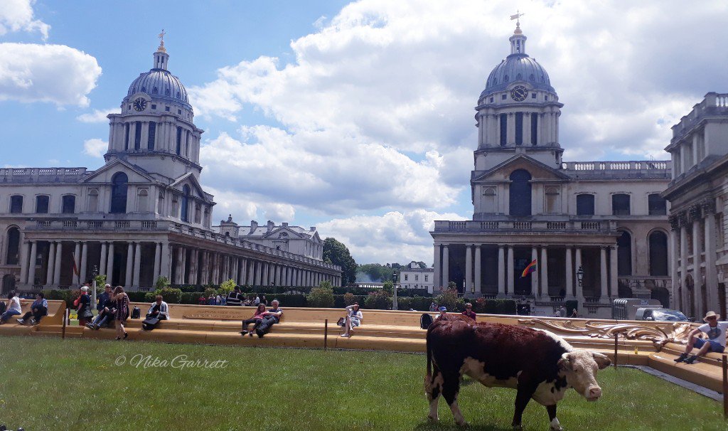 myLondontours's tweet photo. Meanwhile at @orncgreenwich as part of  @GDIFestival
Pasture with Cows 🐄🐄
#Greenwich #art #architecture #visitgreenwich #PasturewithCows https://t.co/29j2ggoco1