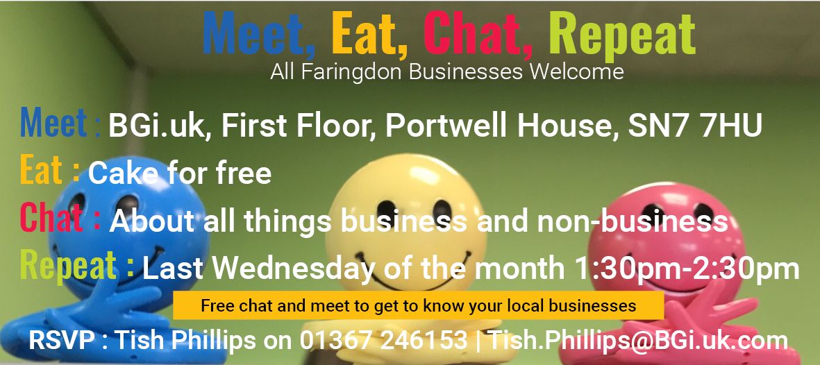 help_sbs's tweet image. Don't forget BGI.UK are hosting a FREE meet up for local business with delicious cake and fabulous hosts on WEDNESDAY 26TH JUNE.  Take an hour out for lunch and get some productive space away from the desk with a chance to make some new connections