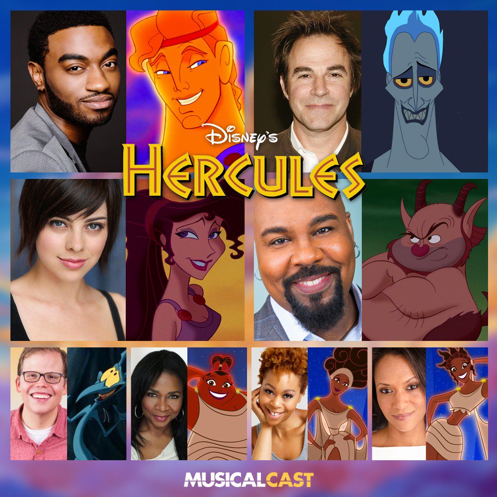 rafamusicalcast's tweet photo. Saiu o elenco da adaptação do "Hércules" que estreará no "Delacorte Theater" ainda esse ano de 31/08.
No elenco: Jelani Alladin, Roger Bart, Hades, Krysta Rodriguez, James Monroe Iglehart, Jeff Hiller, Ramona Keller, Tamika Lawrence e Rema Webb.
#MusicalCast #Hercules #Disney https://t.co/3v0Pbdyh9g