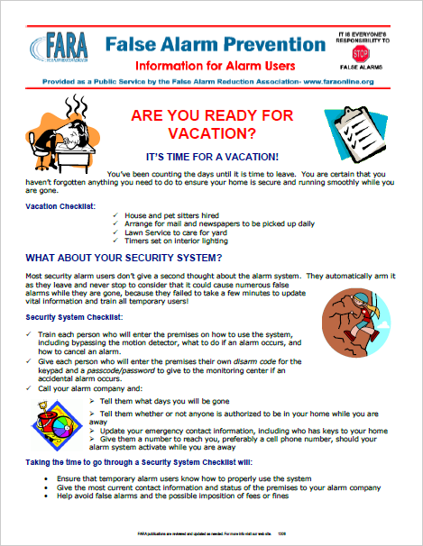 mcpnews's tweet photo. It's the first day of summer!  

When leaving for a summer trip, don't forget to include your home's alarm system in your vacation checklist.  

See the attached flyer for tips on how to properly use your alarm system while you are on vacation. 
#nofalsealarm #reducefalsealarms https://t.co/QXvvQflrWE
