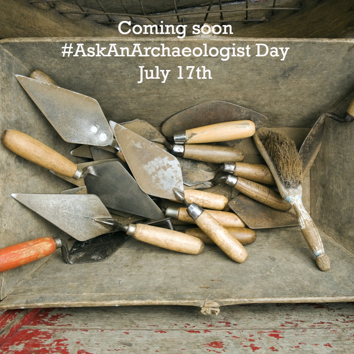 The more people who ask questions, the more answers we'll ,ahem, 'unearth'.
So make sure you spread the word about #AskAnArchaeologist day on July 17th.
It's easy to take part, just ask your question and use the #
#archaeologyforall #archaeology