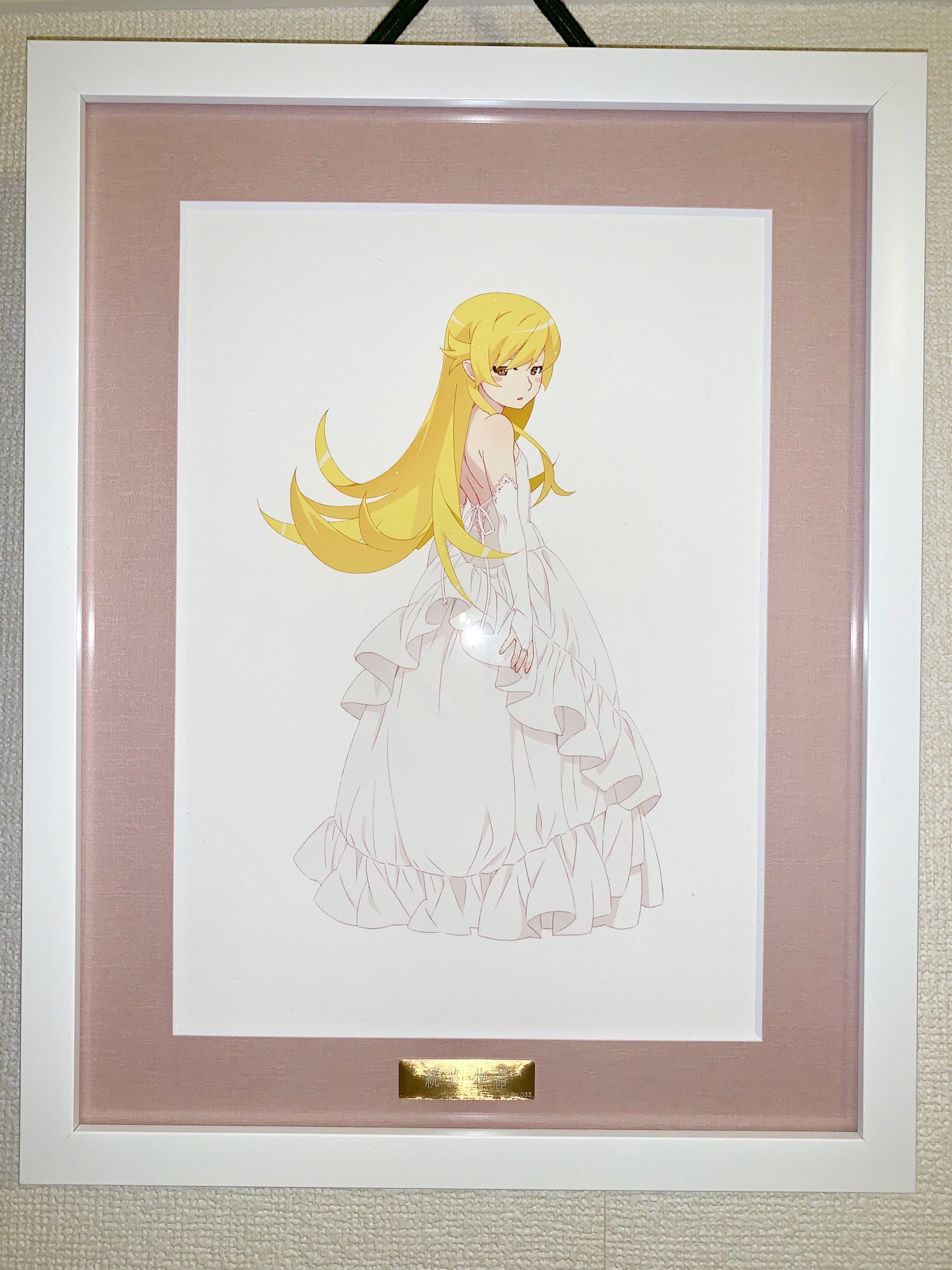 忍野メメ キャラファイングラフ 複製原画 物語シリーズ 終物語