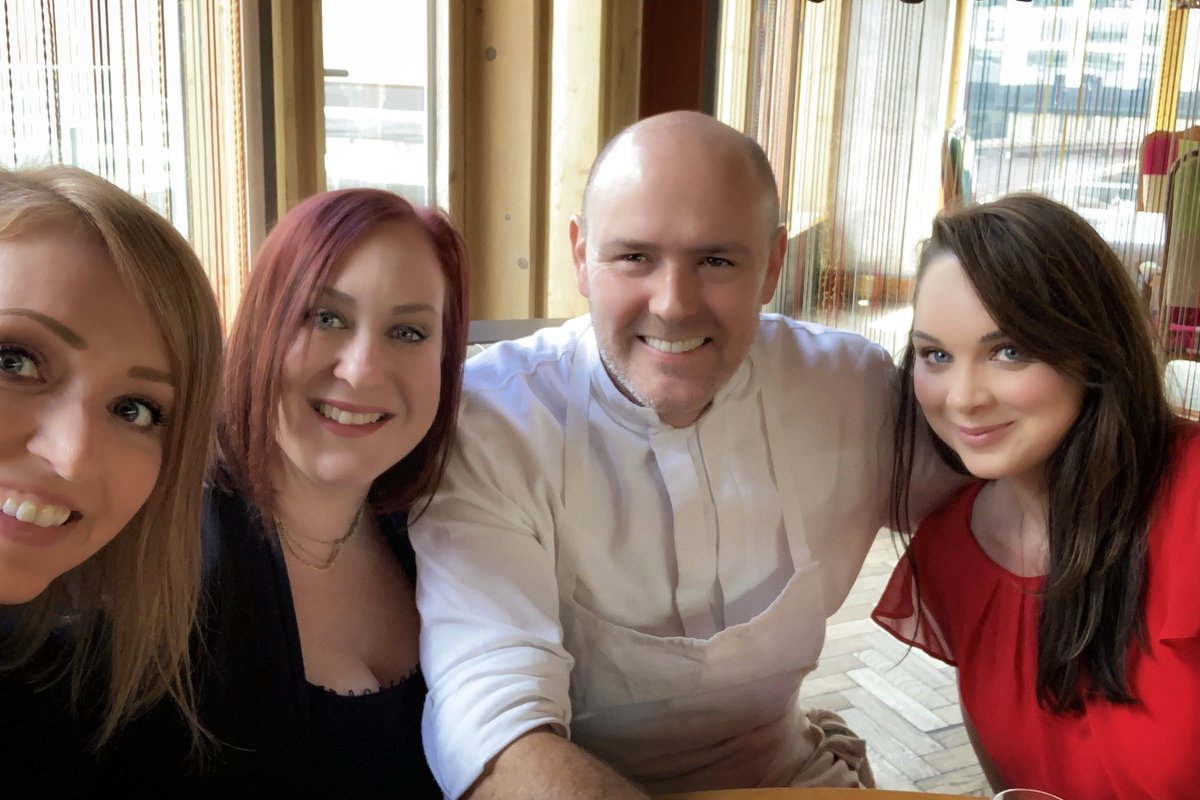 Amazing meal with <a href="/IMTravelLawyer/">Cheryl Palmer-Hughes</a> and <a href="/brownscaseman/">Brownscaseman</a> <a href="/restaurantMCR/">restaurantMCR</a>. A privilege to be served by the man himself <a href="/aidenbyrne/">Chef Aiden Byrne</a>  ❤ #foodie #networking #BD #foodcoma