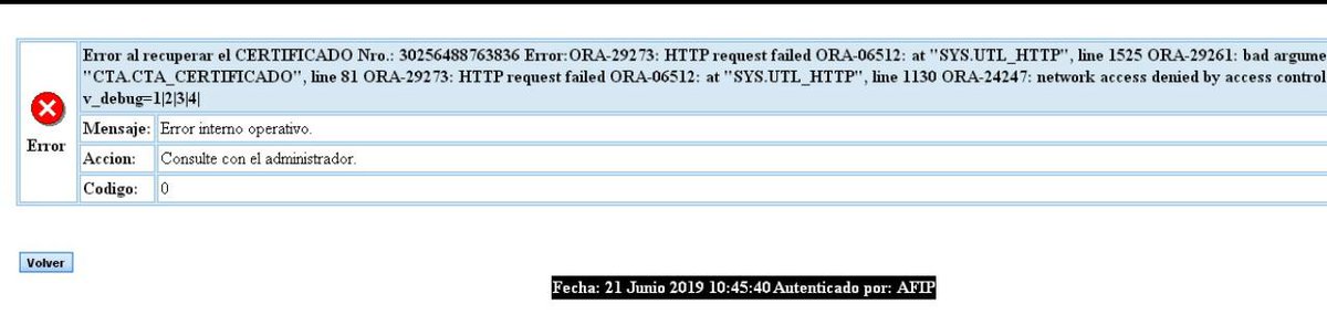 CP_RaulGomez's tweet photo. @AFIPcomunica no se pueden generar e imprimir los Ceta. Podrían resolverlo por favor? Gracias https://t.co/p0KRLBI8SQ