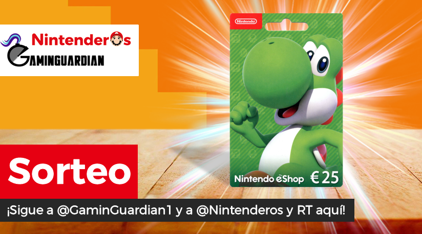 Nintenderos's tweet image. ¡Sorteamos una tarjeta para la Nintendo eShop de 25€!

➡️ Sigue a @GaminGuardian1
➡️ Sigue a @Nintenderos
➡️ RT aquí

¡Suerte! - nintenderos.com/2019/06/sortea…