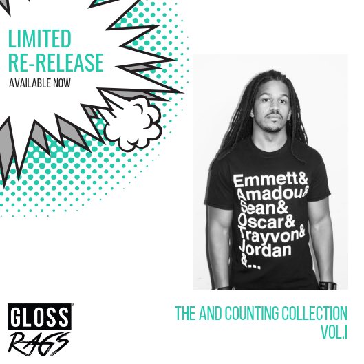 GLOSSRAGS's tweet image. Get your And Counting tee while you can! Shop #GLOSSRAGS