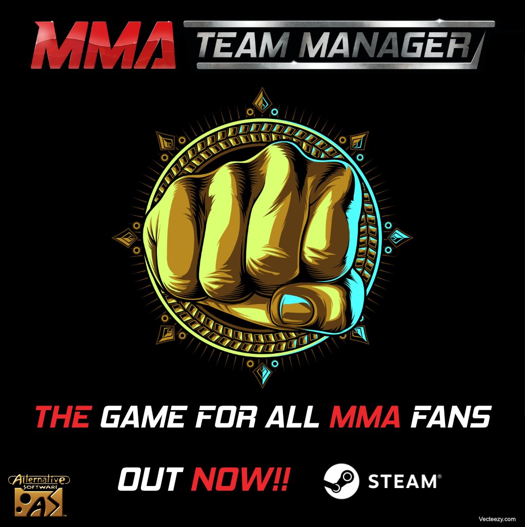 ManagerMma's tweet photo. MMA Team Manager THE game for #MMAfans available now to download & play https://t.co/KFtDuDhJHJ #mma #ufc #bellatormma #onechampionship /#MMAfans #UFC #MixedMartialArts #PCGaming #MacGames #Bellator #bellatorlondon @ManagerMma #mmafighter #mmatraining #mmafights #ufc237 #ufc236 https://t.co/RsXy2yGu1q