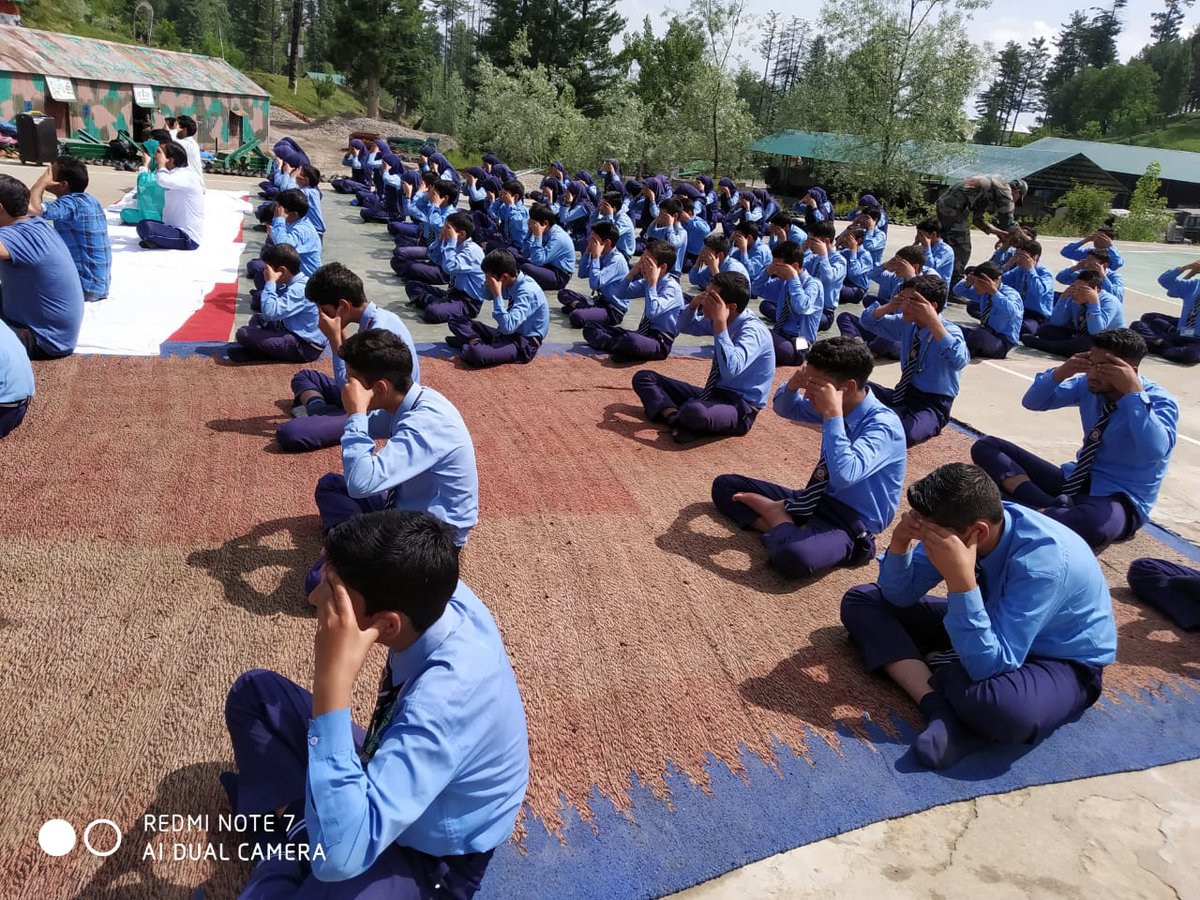 AgsZiran's tweet photo. As Yoga has become a pillar of preventive healthcare across the world,the International Yoga Day (June 2I) was celebrated with spiritual fervour at AGS, Ziran on the stipulated day (Friday). 

Students, teachers and guests  practiced variegated forms of Asnas and facests of Yoga. https://t.co/mXhoVGsw6M