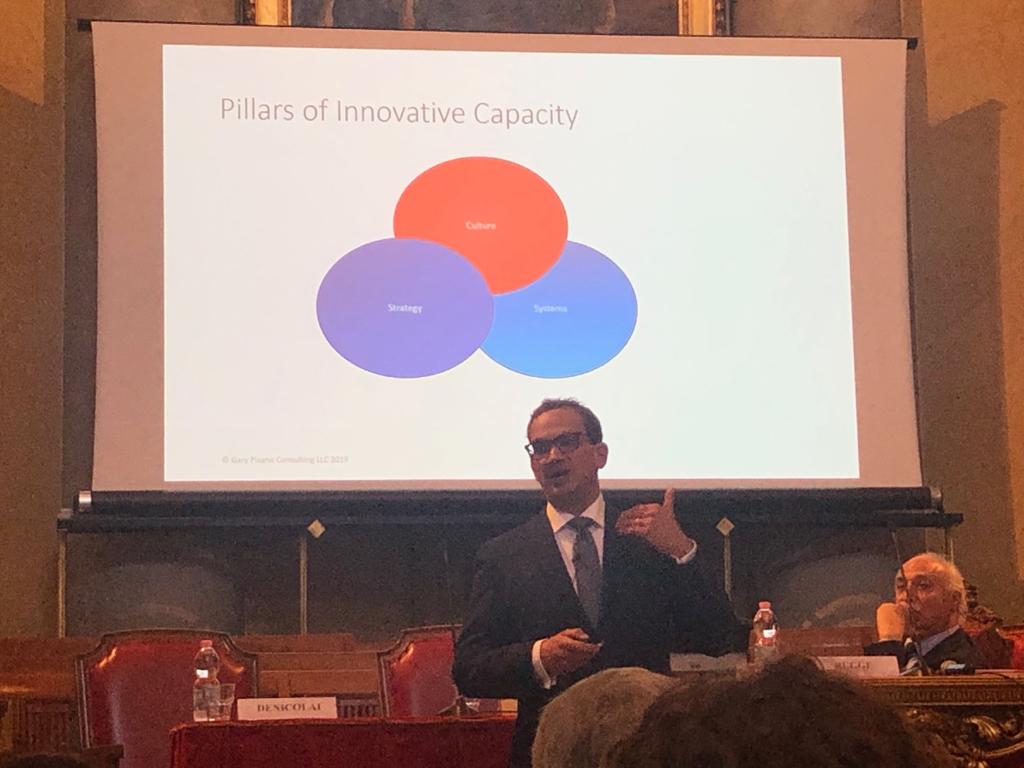 Oggi, 21 giugno, lectio magistralis sul libro "Creative Construction: The DNA of sustained innovation". <a href="/motogp61/">Gary Pisano</a>  (Gary Pisano) dean of faculty ad <a href="/HarvardHBS/">Harvard Business School</a>, uno dei docenti più noti al mondo di strategia, ospite ad <a href="/EMBATicinensis/">EMBA Ticinensis</a> e <a href="/unipv/">Università di Pavia</a>