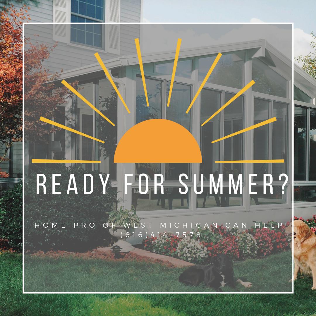 HomeProMI's tweet image. Happy Summer Solstice!!! We know it's been rainy and dreary, but summer is here! Is your home ready for summer time? 😎