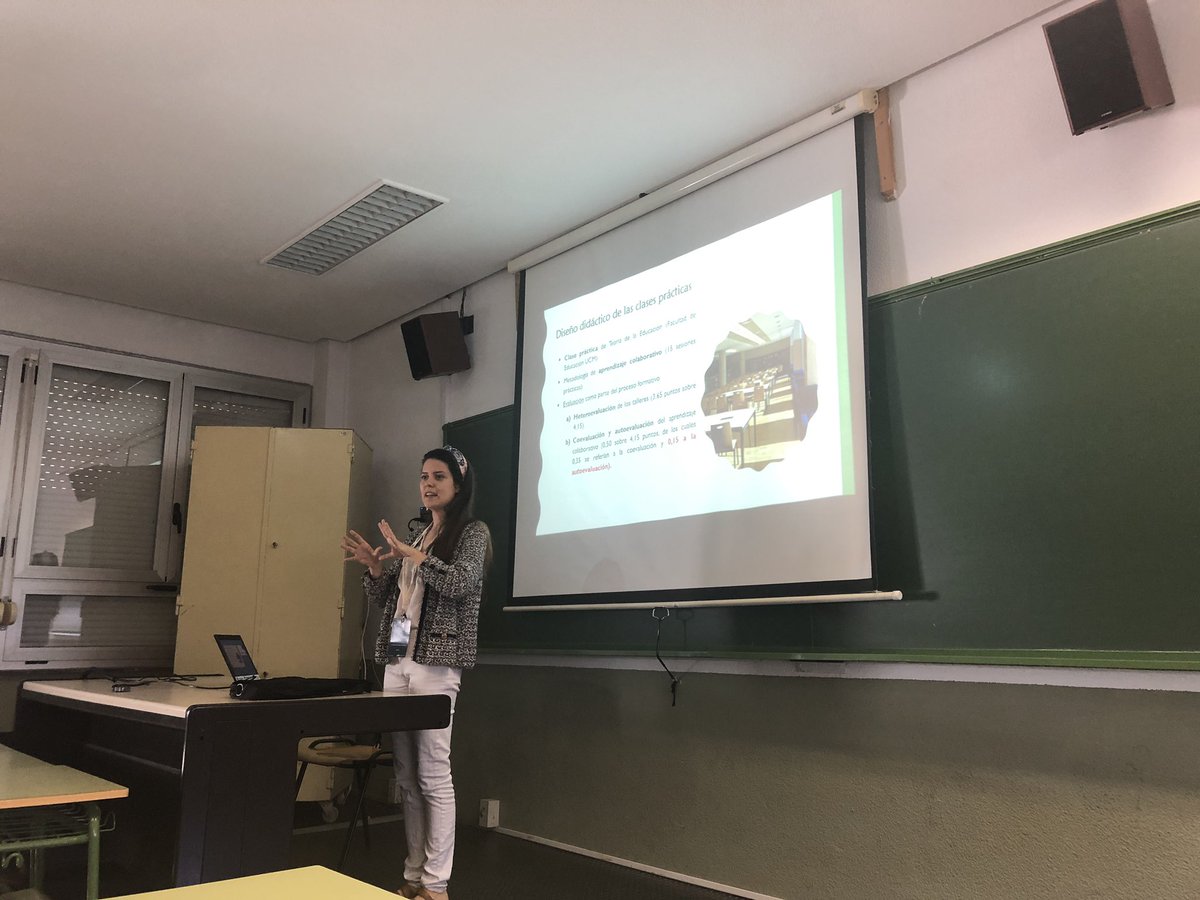 LauraCamas1's tweet photo. Aída Valero y yo hemos compartido en @aidipe2019 algunas de nuestras experiencias docentes ocirridas en nuestro primer año de colaboración docente. Comunicaciones y debates interesantes y la organización de 10... ¡Para repetir! https://t.co/smmjzQJfWY