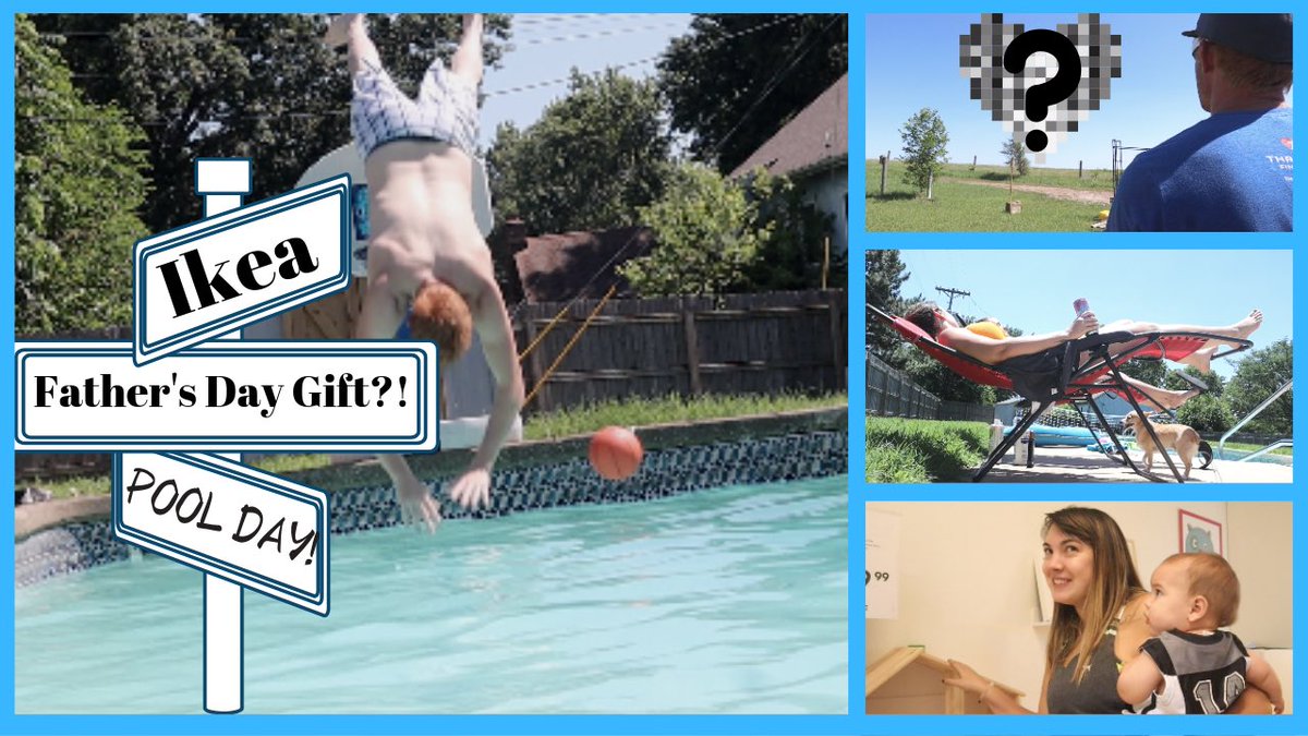 EmigBriana's tweet photo. NEW VIDEO!! 🎥 
https://t.co/Bpf8q5fxvD
•
•
How did logan bust his face?? 
First IKEA experience ever
Logan guesses his father’s day gift!

#youtube #video #ikea #poolday #fathersday #gift #relaxing #fun #AlmostHeaven #USA #tipsy #havingfun #thelife #thatsenough https://t.co/WRr3agwz84
