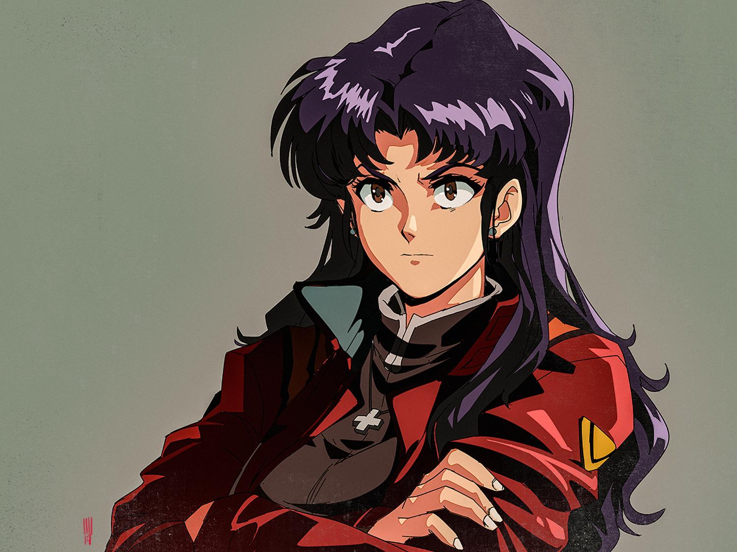 D. on X: Revisited my Misato drawing from a few months back. She's still  not amused... #Evangelion #flymetothemoon t.cofF9LfGrWpE  X