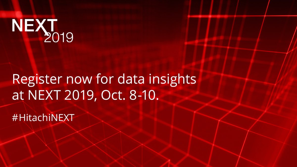 HitachiVantara's tweet photo. Data is the new oil – but how do you refine it for use? Find out at #HitachiNEXT. Get your Early Bird tickets now: https://t.co/LXx18Ptw1a #MadeByData https://t.co/iDILPv7Wyi