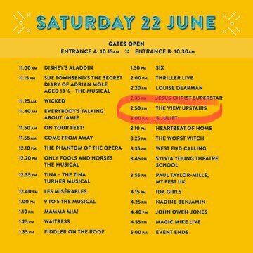 All sound checked ready for tomorrow for <a href="/WestEndLIVE/">West End LIVE</a> We can’t wait!! <a href="/TheViewUpStairs/">The View UpStairs</a> Trafalgar Square will be #SomeKindOfParadise #WestEndLive #householdname