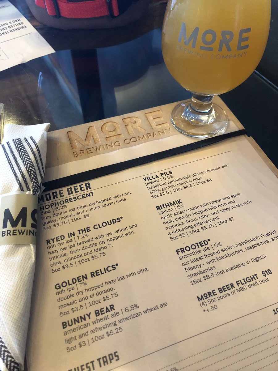 Beautiful first day of summer. Taking in a lunch and beer at the amazing <a href="/MoreBrewing/">More Brewing Company</a> in Villa Park.