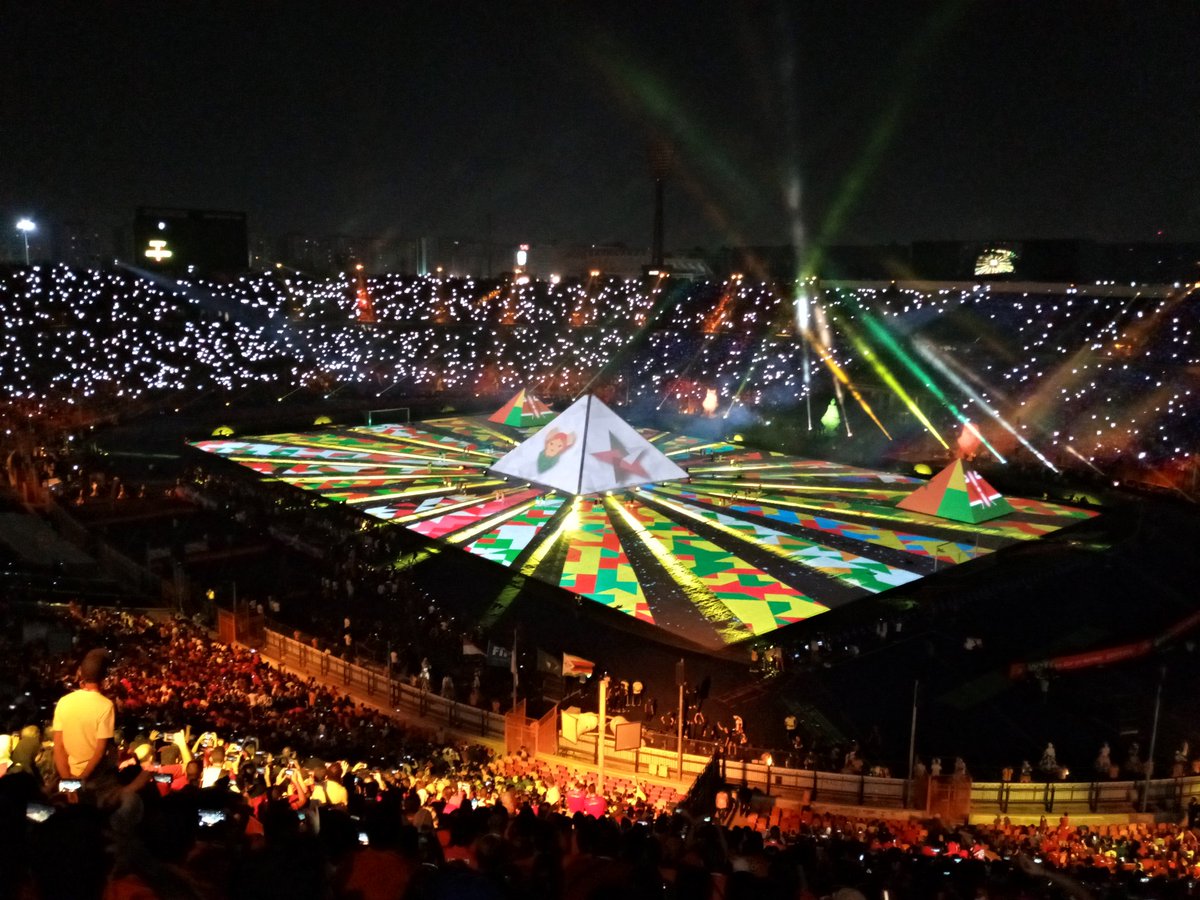 Mohamad__22__'s tweet photo. The #AFCON2019 opening ceremony was amazing, better than the world cup with far less resources, well done Egypt 🇪🇬 https://t.co/OmUmJCqSD7