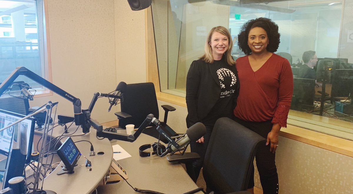 HOTC's tweet photo. Today we stopped by @mprnews to chat with @angeladavismpr about how organizations can adapt to the new generation of volunteers! What a way to end the @pointsoflight Conference week! #BeTheChange #pointsoflight19 https://t.co/YucOt6xZMn