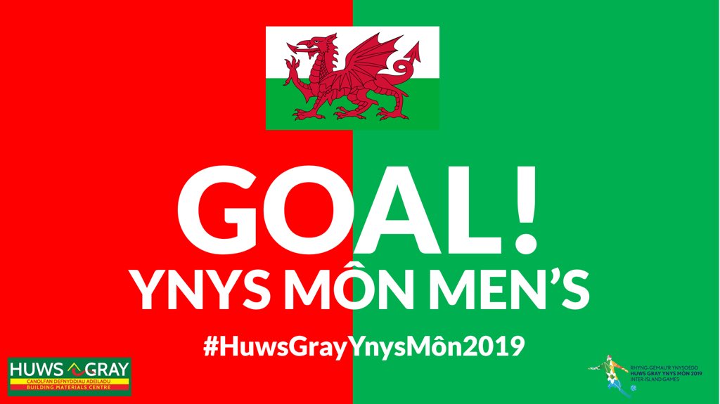 ⚽️GÔL/GOAL! Liam Morris makes it 1-1 as he scores a first-time volley from the edge of the box that flies into the roof of the net. There’s 10 minutes to go - can either side find a winner here to take the #HuwsGrayYnysMôn2019 Men’s Gold in regular time?