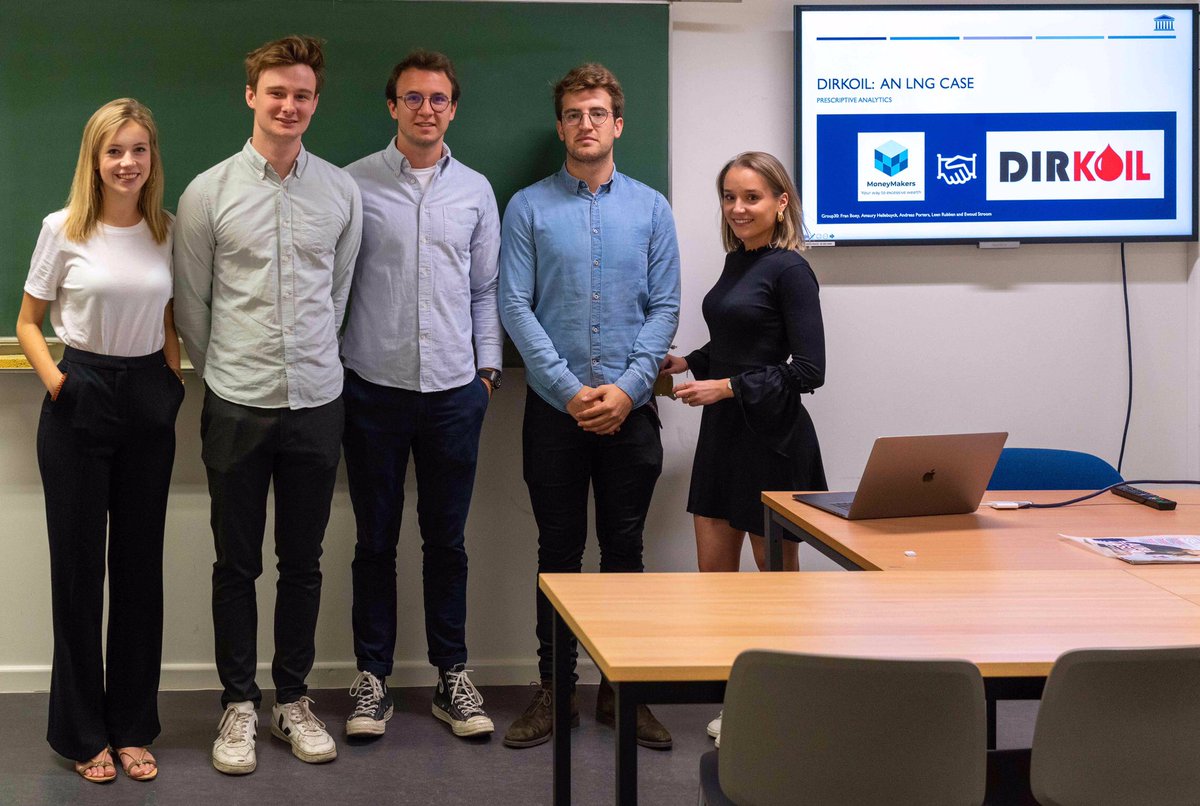 dirkvandenpoel's tweet image. Great #ORMS presentations of their #prescriptiveanalytics for improved decision making group assignment by #UGentFEB #BusinessEngineering #DataAnalytics students using #rstats #shinyapp #geneticalgorithm #opensource #optimization #Analytics #heuristics dataanalytics.UGent.be