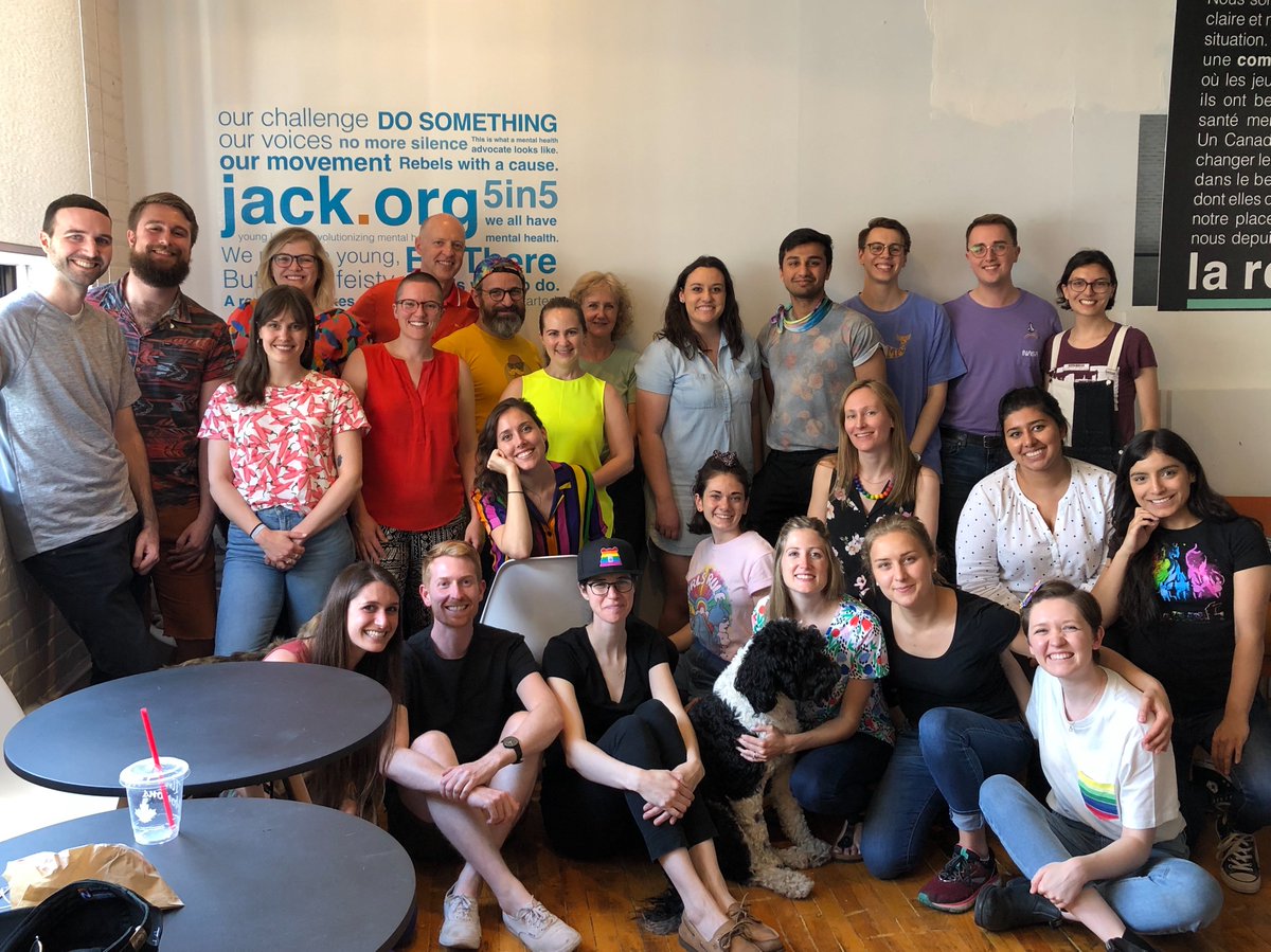 jackdotorg's tweet photo. 🌈🏳️‍🌈 HAPPY PRIDE FROM THE https://t.co/yvil3DzDAO STAFF! 🏳️‍🌈🌈

(...and from the iced coffee cup we forgot to remove from the frame ☕️📸)

#Pride #Pride2019 #PrideMonth2019 https://t.co/2FE2CbqFLR