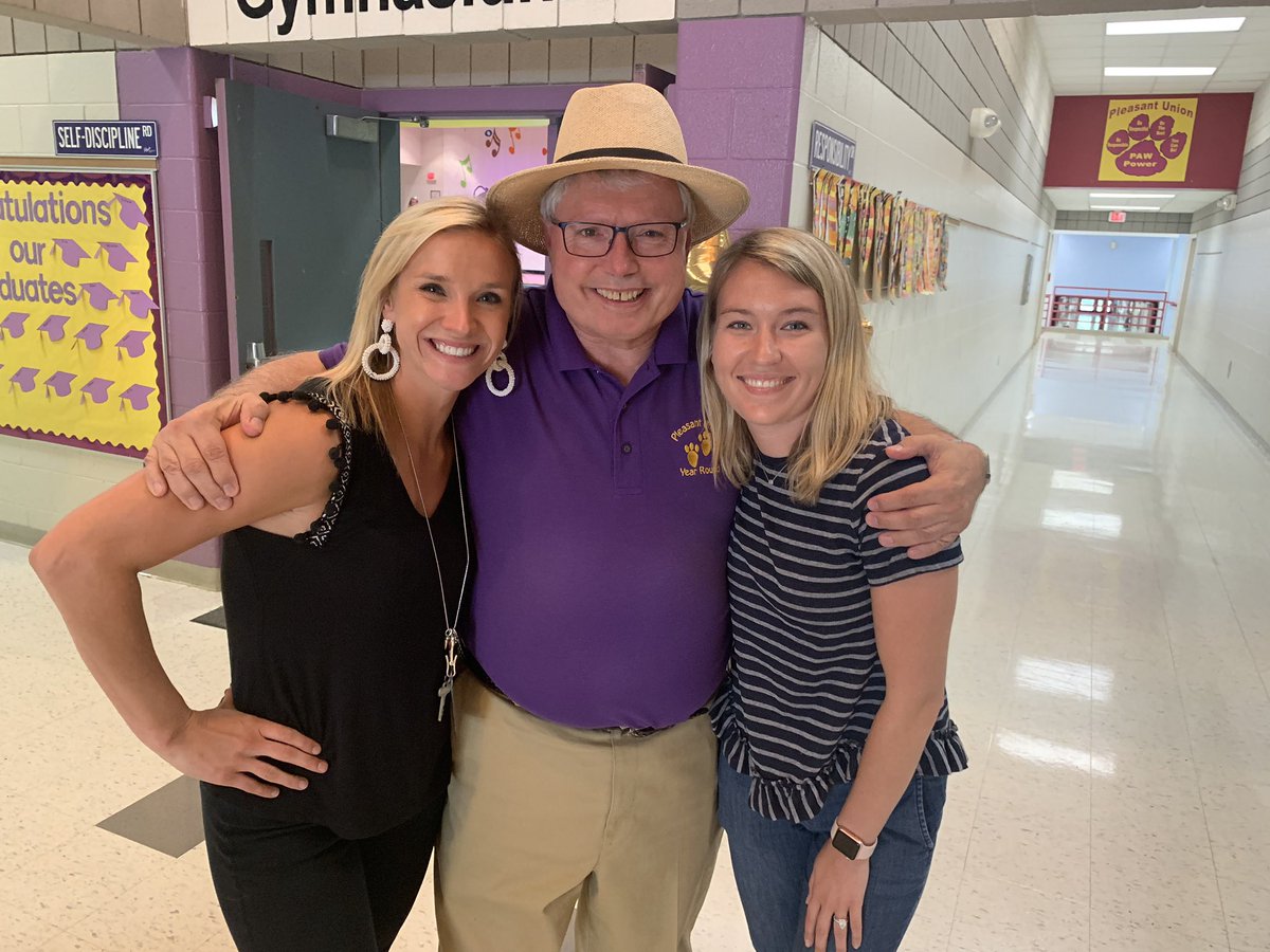 Happy retirement <a href="/krbiles/">Kevin Biles</a> 🎉 PUE loves you! 💜 <a href="/PleasantUnionYR/">Pleasant Union Elem</a>