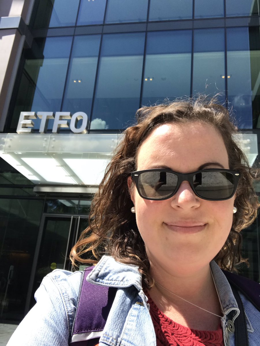 MissLFreedman's tweet image. Great day at #ETFO! Even better day since I ran into my #femtor @aprilelliott 😊