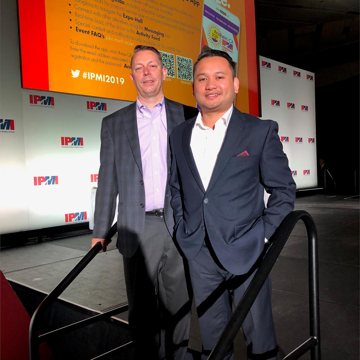 Impark's tweet photo. Congratulations to Rafael Abanilla and Don Barrett, our most recent CAPP designees, on this incredible accomplishment! It was an honor to cheer you on at #IPMI2019! https://t.co/RYlfioF2dW