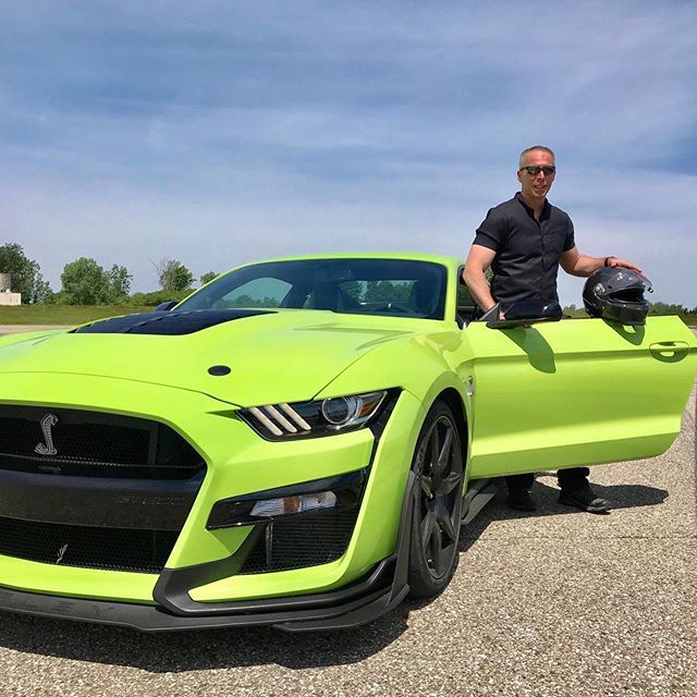 One of the best drivers I know, Keith Weston. He was the man behind the wheel for the GT500 760hp drift. He certainly does have a dream job. @fordperformance #gt500 bit.ly/2WSHrzn