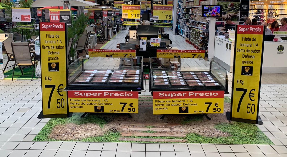 DehesaGrande's tweet photo. 💚 Este #finde encuéntranos en el @CarrefourES de #Parquesol en #Valladolid con una #promoción muy especial de #filetesdeternera @tierradesabor 🔝🥩 El sabor de la #dehesasalmantina en tu mesa 👌 #DG #DehesaGrande #ganadería #ganaderíaextensiva #carne #vacunodecarne #naturaleza https://t.co/vF7XROLjm1
