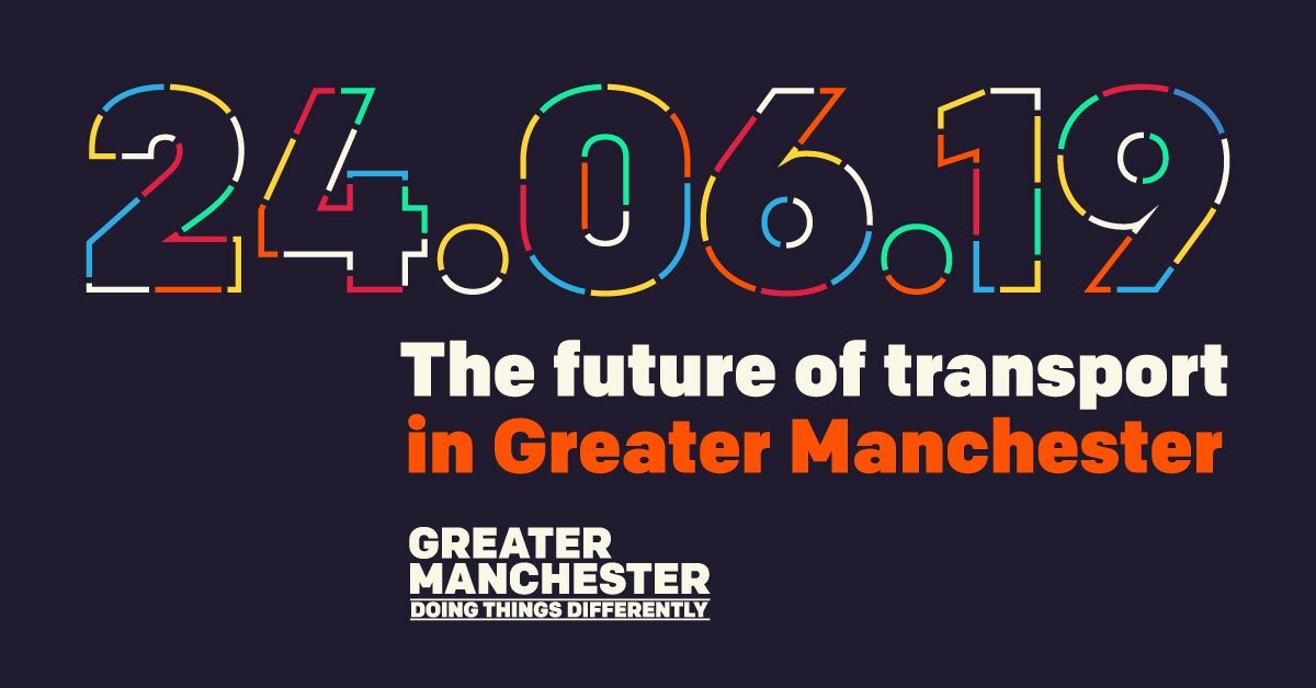 MayorofGM's tweet photo. On Monday I will be setting out my vision for integrated and accessible #publictransport for Greater Manchester: Our Network.

It will include announcements on our #buses, #trams, #trains and #cycling. 

Watch this space.

#OurNetworkGM #transport #DoingThingsDifferently https://t.co/Z83BCGxlDt