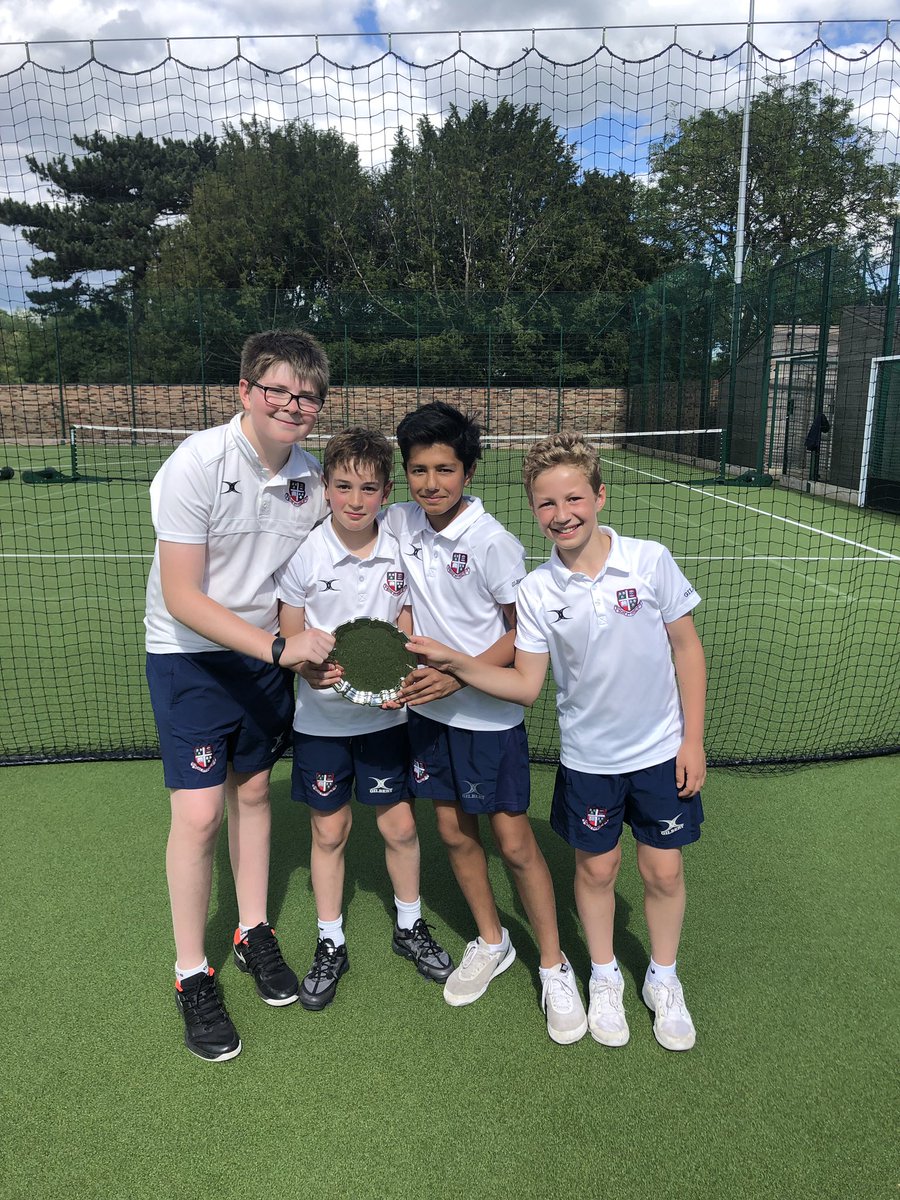 Well done to the U12 boys who won the tournament at Yarm this afternoon! Some excellent tennis played.